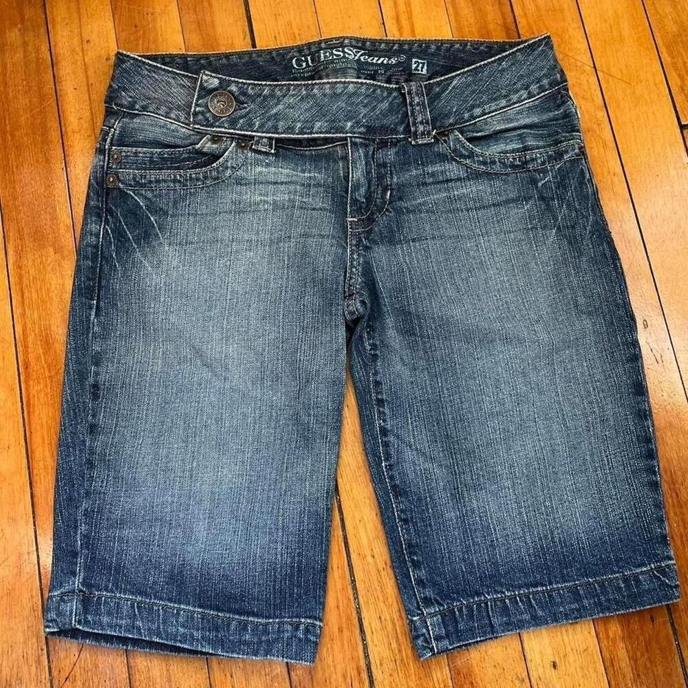 Guess Women's Blue and Navy Shorts